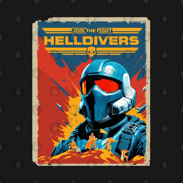 JOIN THE FIGHT - HELLDIVERS by mono_terace