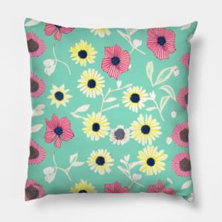 Spring wildflowers (MD23SPR002) Pillow