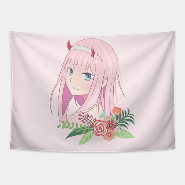 Zero Two Tapestry by CrazyLife