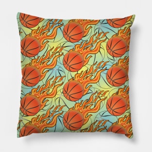 Basketball Pattern Pillow