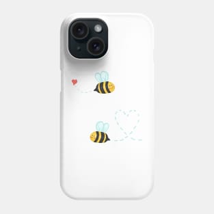 Cute Wholesome Honey bee sticker pack Phone Case