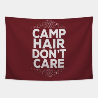 Funny Cute Camp Hair Don't Care Summer Camp Tapestry