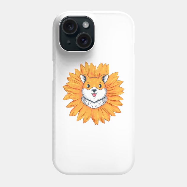 sunny dog Phone Case by spoilerinc