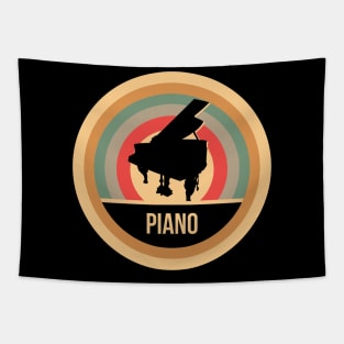 Retro Vintage Piano Gift For Pianists Tapestry