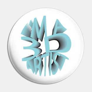 I'M A 3D ARTIST Pin