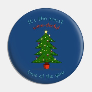 Most wine-derful time of the year Christmas print Pin