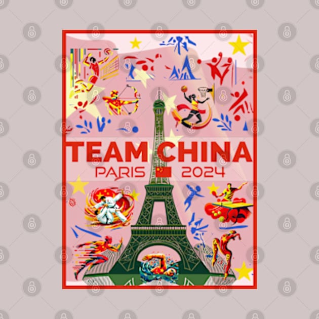 Team China - Paris 2024 by Dec69 Studio