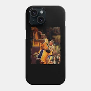 Dennis Rodman and Shaquille O'Neal in Los Angeles Lakers, 1999 Phone Case