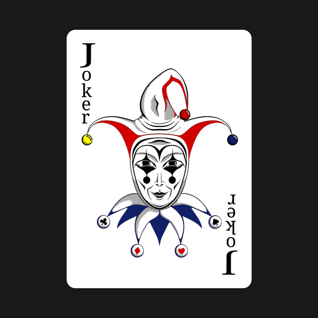 Joker Playing Card by vladocar