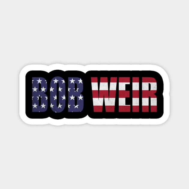 Design Proud Bob Weir Name Retro 70s 80s 90s Gift Magnet by Skateboarding Flaming Skeleton