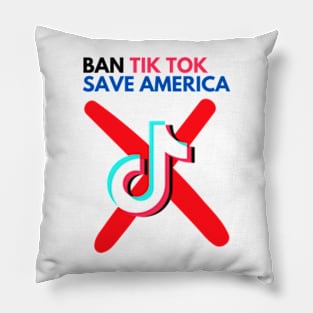 ban tiktok Pillow