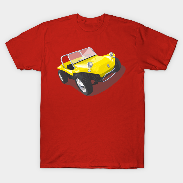 beach buggy in yellow - Beach Buggy - T-Shirt
