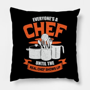 Funny Cooking Profession Chef Gift Pillow