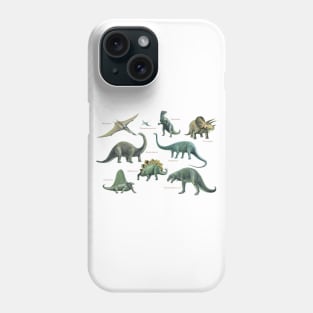 Dinosaur Montage Phone Case