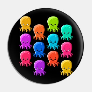 Kawaii Octipus Pin