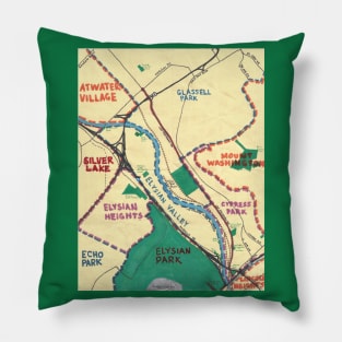 San Fernando Road Ramble Pillow