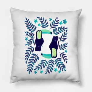 Toucans Pattern - Neon Pillow