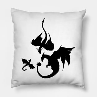 Dragons Sgaeyl Tairn Andarna Fourth Wing Iron Flame Book Pillow