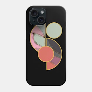 Bright vibrant modern earth tones colors unique original contemporary art 398 Abstract Phone Case