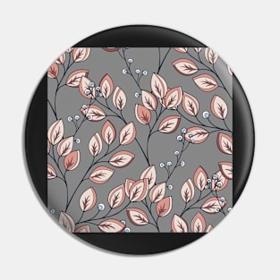 Spring Pattern with Floral Motifs Pin