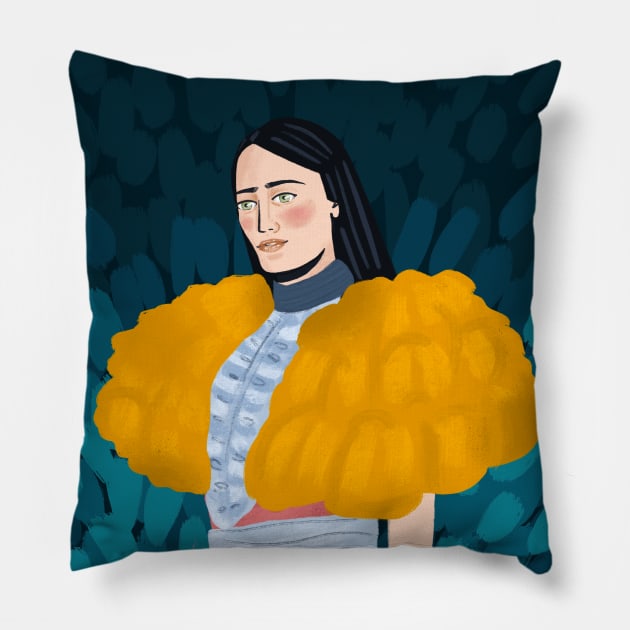 Bella Baxter - Poor Things Pillow by London Colin