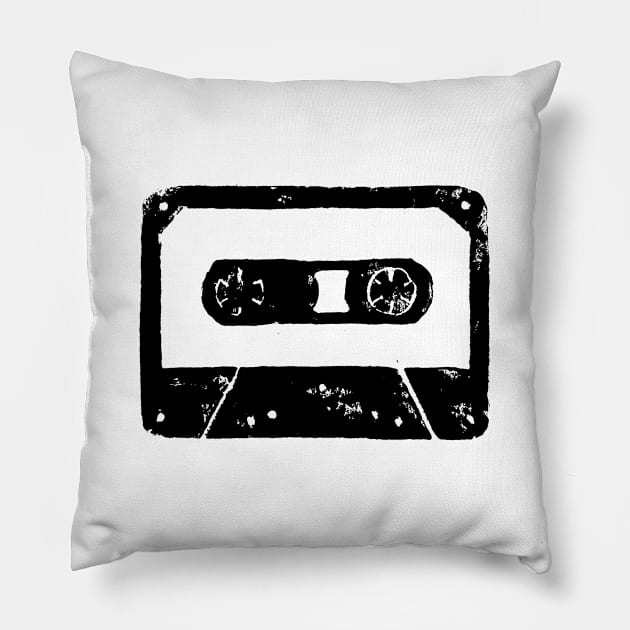 Cassette Tape Pillow by Ian Margolycz