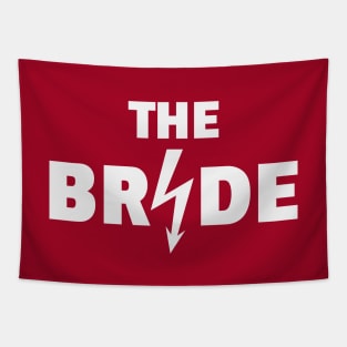 The Bride Flash (Hen Night / Bachelorette Party / White) Tapestry