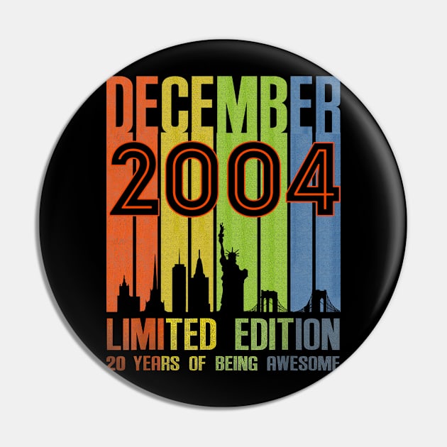 December 2004 20 Years Of Being Awesome Limited Edition Pin by Vintage White Rose Bouquets