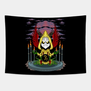 Madness Unleashed: Hastur The King In Yellow Design Tapestry