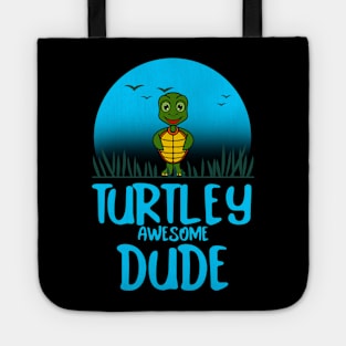 AWESOME  Funny Turtle Tote