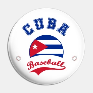 Cuba Baseball team Pin