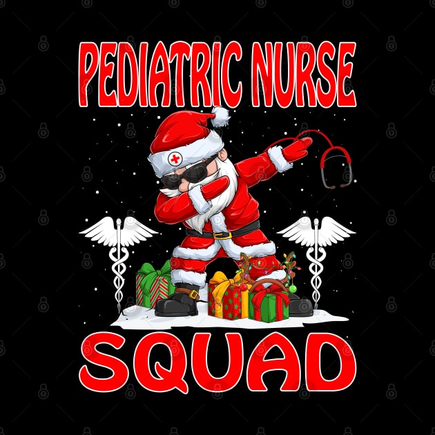 Christmas Pediatric Nurse Squad Reindeer Pajama Dabing Santa by intelus