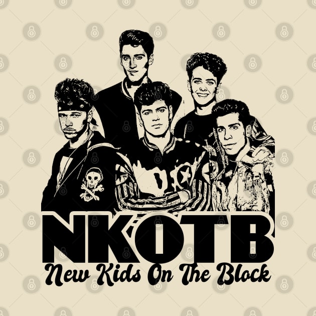 NKOTB 80s style classic by Hand And Finger