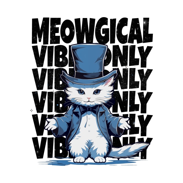 Meowgical Vibes Only by QuirkyFlairTees