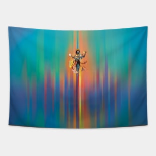 Reimagining Krishna - Modern & Aesthetic Artwork Tapestry