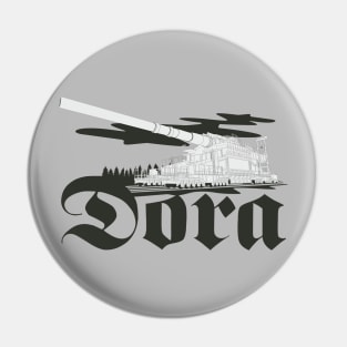 German super-heavy railway gun Dora (Schwerer Gustav) Pin