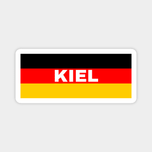 Kiel City in German Flag Magnet