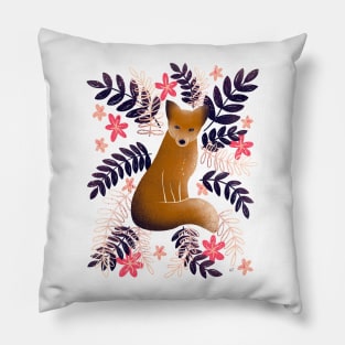 Modern Fox - Pink Pillow