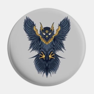 Amazing Owl Illustration Pin