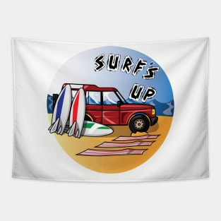 Surf's Up - Discovery - Surfboard Tapestry