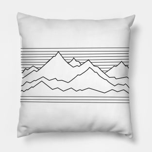 Mountains 2- plain Pillow