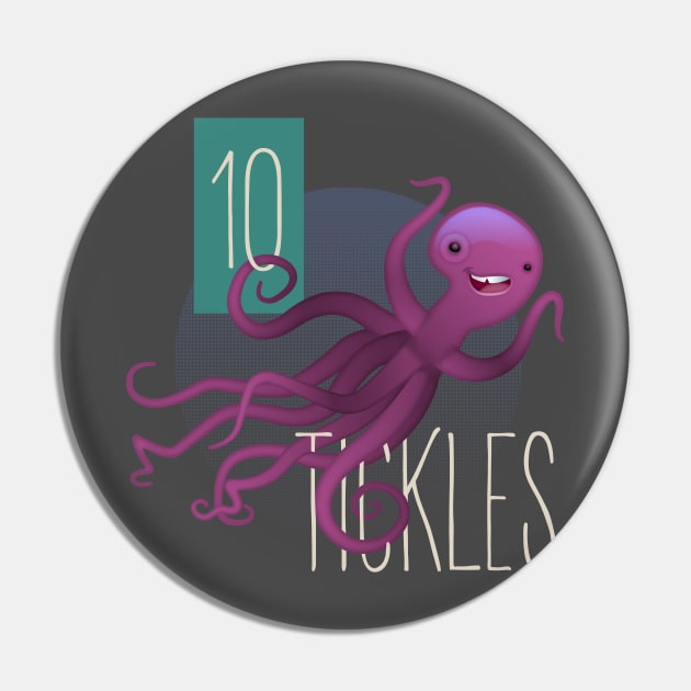 Ten Tickles Dad Joke Pin by DanielLiamGill