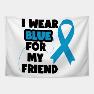 I Wear Blue For Diabetes Awareness Tapestry