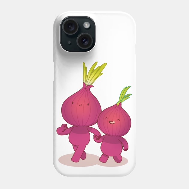 Onion friends Phone Case by drawnbyhanna