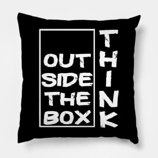Think outside the box Pillow