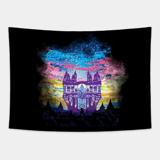 Daybreak Town Tapestry