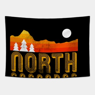 North Cascades  national park retro vintage Tapestry