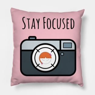 Stay Focused Girl Concentration Span Management Pillow