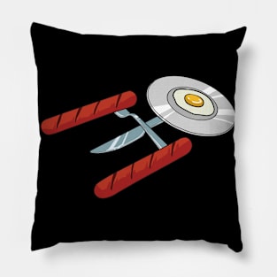 Funny BBQ Spacecraft BBQ Grill Pillow