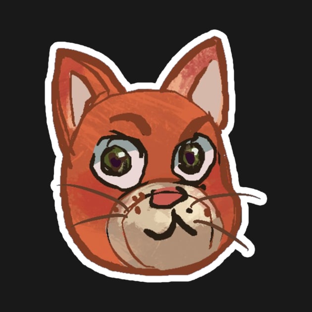 happy cat sticker (collection 2/8) by gristiannn